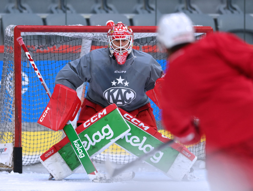 Sebastian Dahm geht in seine fünfte Saison als Torhüter beim EC-KAC