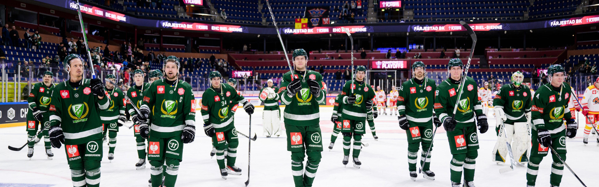 Der schwedische Spitzenklub Färjestad Karlstad empfängt am Sonntag den EC-KAC zum CHL-Duell