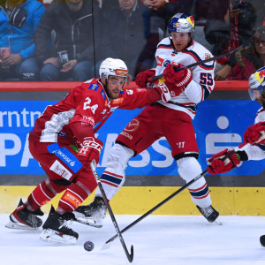 Steven Strong bestritt am Freitag sein 500. Ligaspiel für den EC-KAC