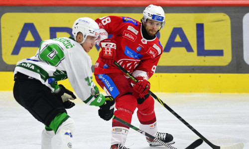 Daniel Obersteiner und die Rotjacken haben jedes ihrer letzten fünf Heimspiele gegen Ljubljana gewonnen