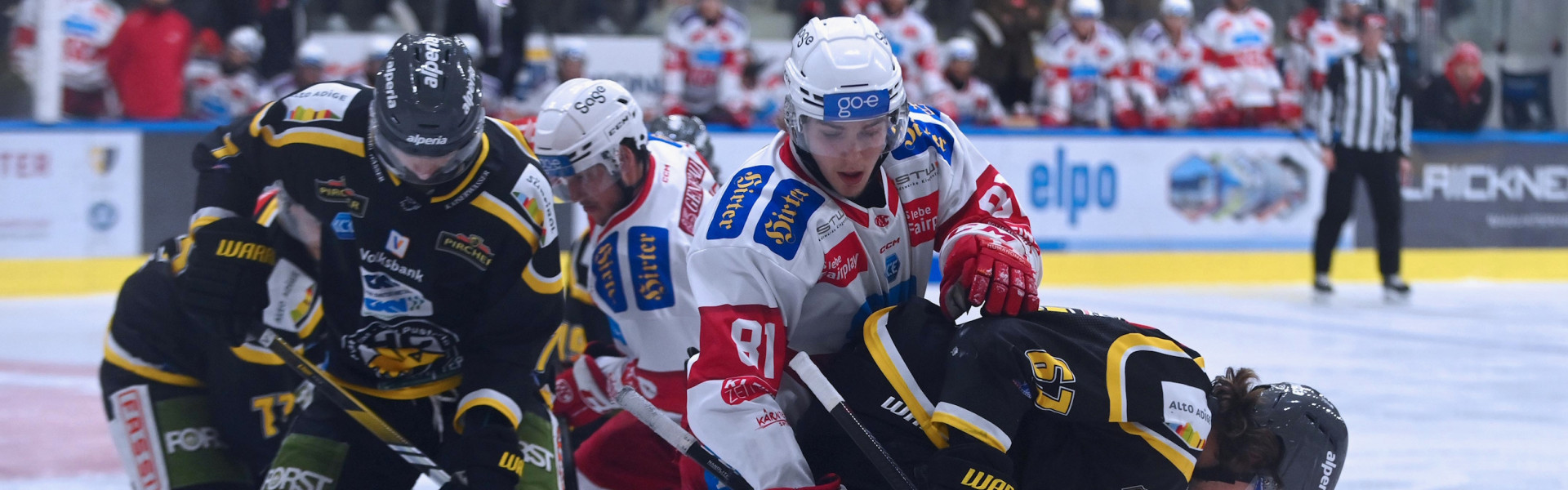 Finn van Ee und Company stellen sich am Sonntag erstmals in der neuen Saison dem HC Pustertal entgegen