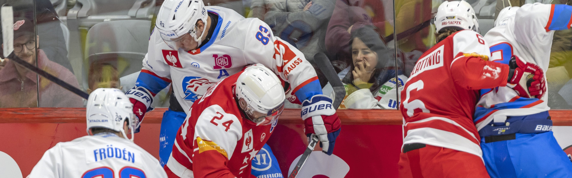 Die Rotjacken waren in ihrem letzten CHL-Spiel 2024/25 gegen die ZSC Lions ohne echte Chance