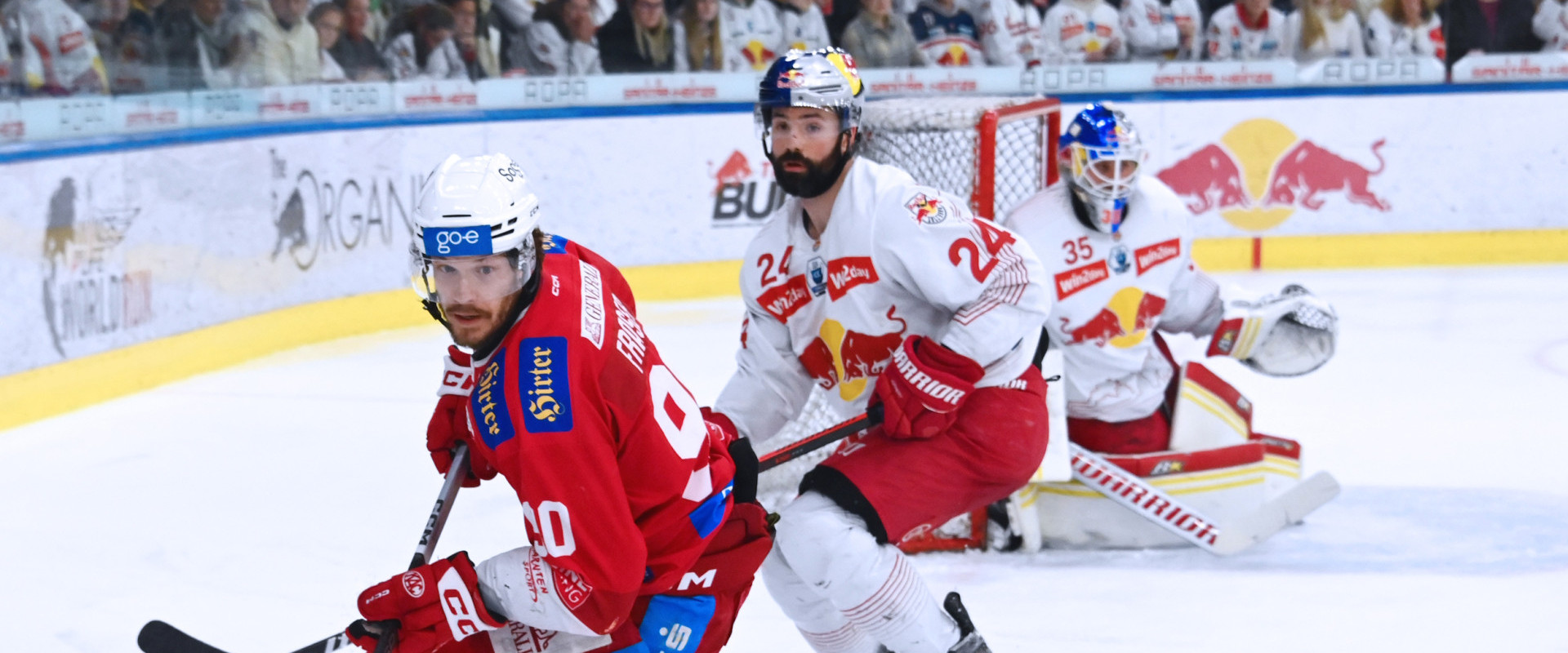 Matt Fraser erzielte im letzten Auswärtsspiel des EC-KAC in Salzburg das Game Winning Goal