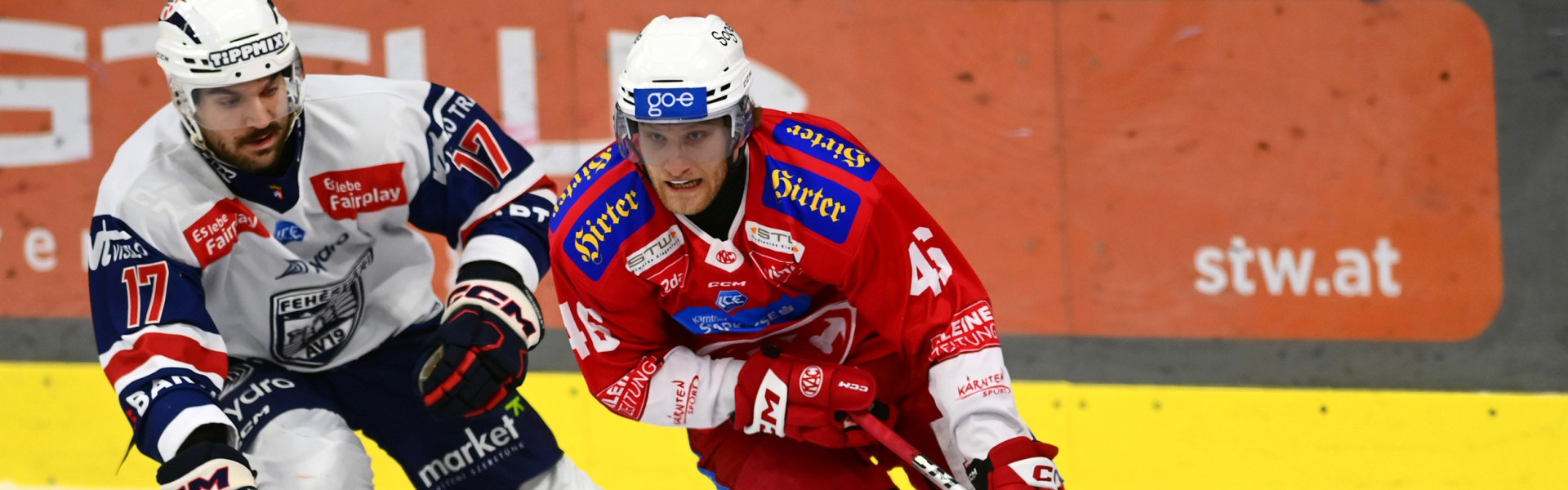 Johannes Bischofberger und die Rotjacken messen sich am Freitag zu Hause mit Fehérvár AV19