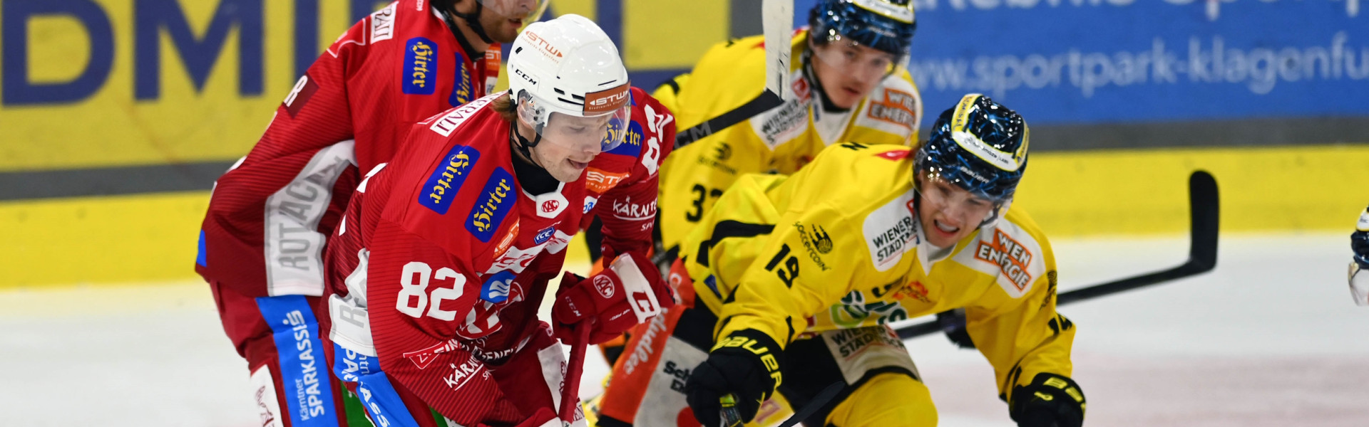 Die Rotjacken treten am Dienstagabend in ihrem ersten ORF-Livespiel der Saison bei den Vienna Capitals an