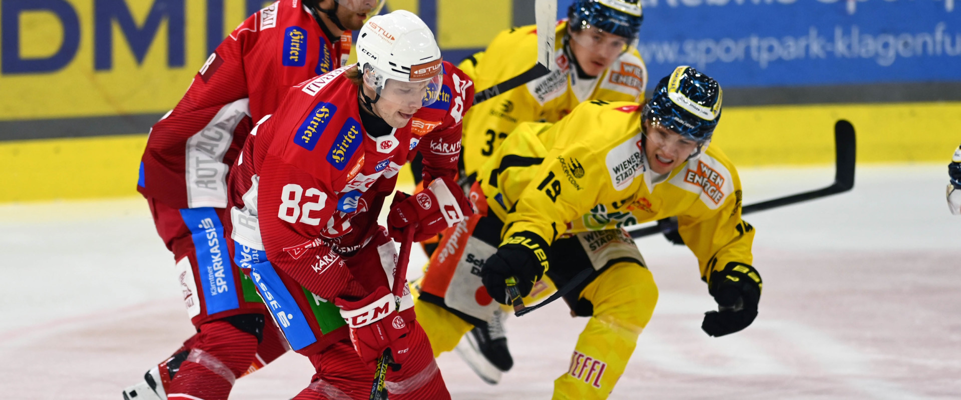 Die Rotjacken treten am Dienstagabend in ihrem ersten ORF-Livespiel der Saison bei den Vienna Capitals an