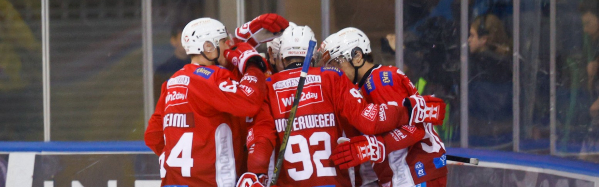 Nach drei Niederlagen in Folge kehrte der EC-KAC am Dienstag mit einem 5:3-Erfolg in Wien auf die Siegerstraße zurück