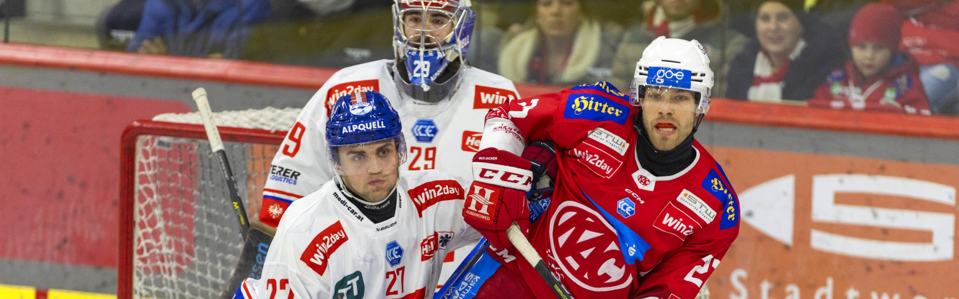 Kapitän Thomas Hundertpfund und der EC-KAC empfangen im letzten Spiel vor dem International Break den HC Innsbruck