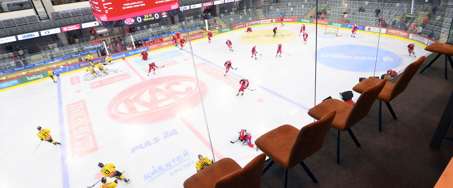 Skyboxen in der Heidi Horten-Arena