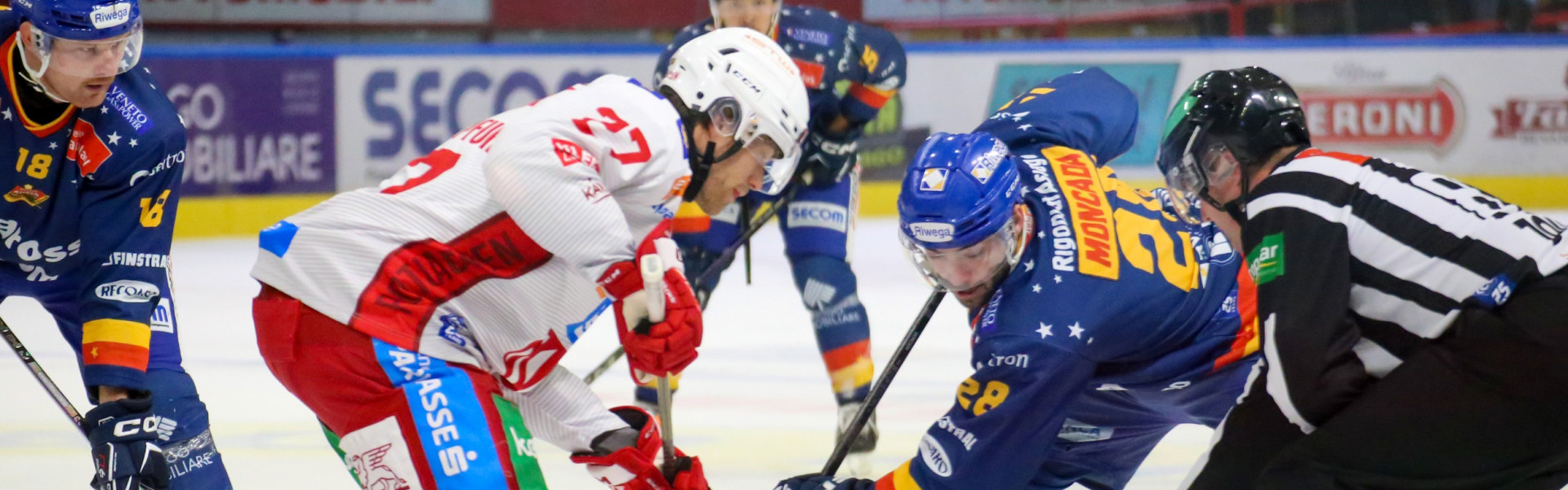 Kapitän Thomas Hundertpfund verbuchte in Asiago ein Drei-Punkte-Spiel und sorgte für den Empty Net-Treffer zum Endstand