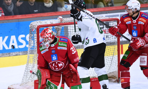 Florian Vorauer war den Rotjacken beim 3:1 gegen Ljubljana ein starker Rückhalt