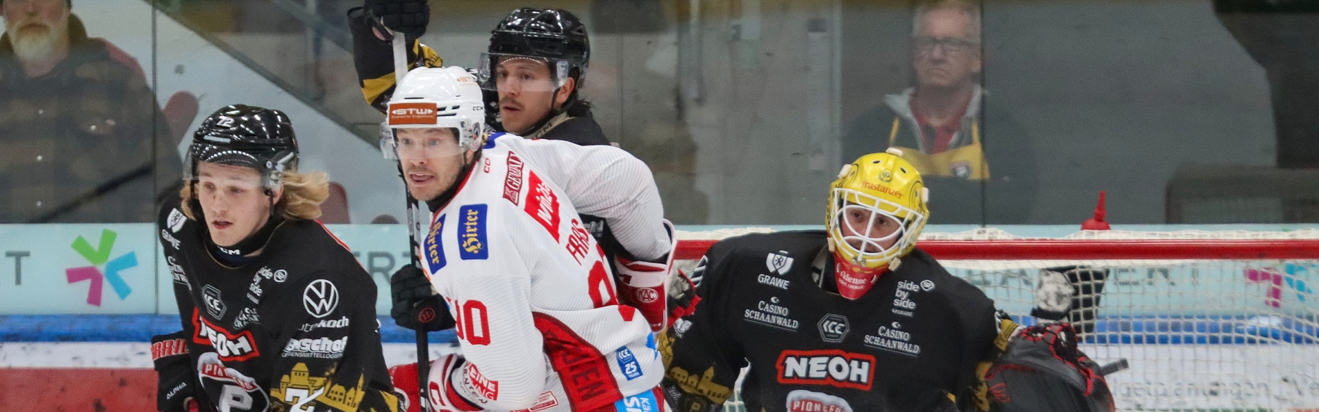 Matt Fraser und die Rotjacken konnten beide bisherigen Saisonduelle mit den Pioneers Vorarlberg für sich entscheiden