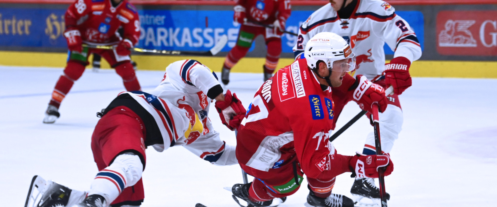 Der EC-KAC hat am Sonntag die Möglichkeit, zum ersten Mal seit der Halbfinalserie 2021 wieder drei Siege hintereinander gegen den EC Salzburg zu fixieren