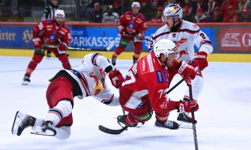 Der EC-KAC hat am Sonntag die Möglichkeit, zum ersten Mal seit der Halbfinalserie 2021 wieder drei Siege hintereinander gegen den EC Salzburg zu fixieren