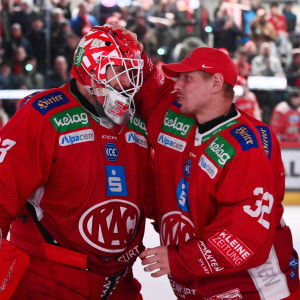 Nach Sebastian Dahm in Bolzano/Bozen feierte auch Florian Vorauer gegen Asiago einen Shutout-Sieg