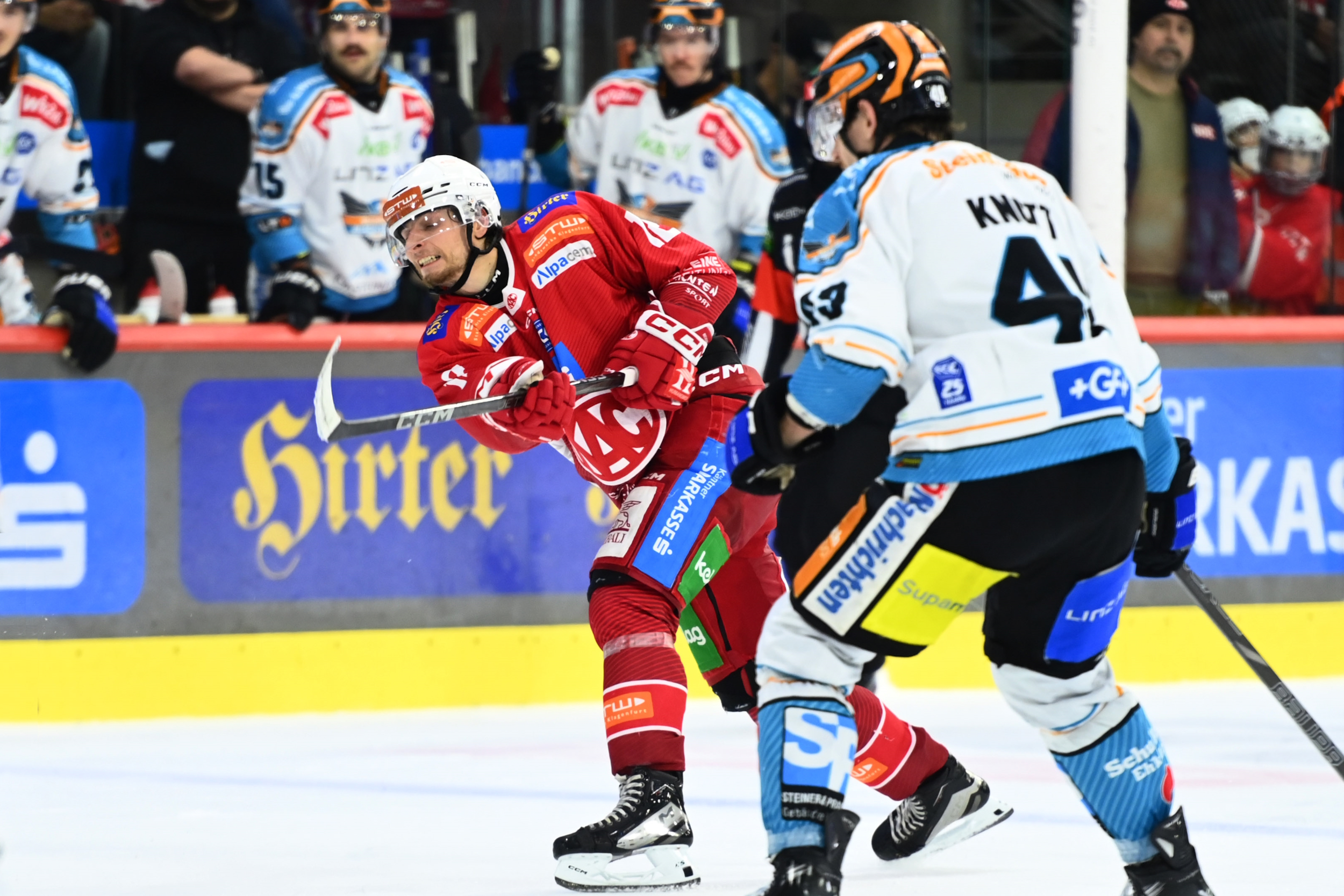 David Maier und die Rotjacken empfangen am Freitag die Black Wings Linz, die im November das letzte ICE-Team waren, das Klagenfurt mit Punkten verließ