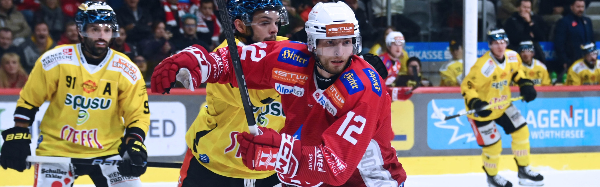 David Maier ist einer von nur drei KAC-Feldspielern, die heuer in allen Ligaspielen im Lineup standen