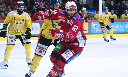 David Maier ist einer von nur drei KAC-Feldspielern, die heuer in allen Ligaspielen im Lineup standen