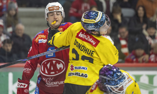 Nick Pastujov steuerte zu zwei der sechs KAC-Treffer die Vorlage bei