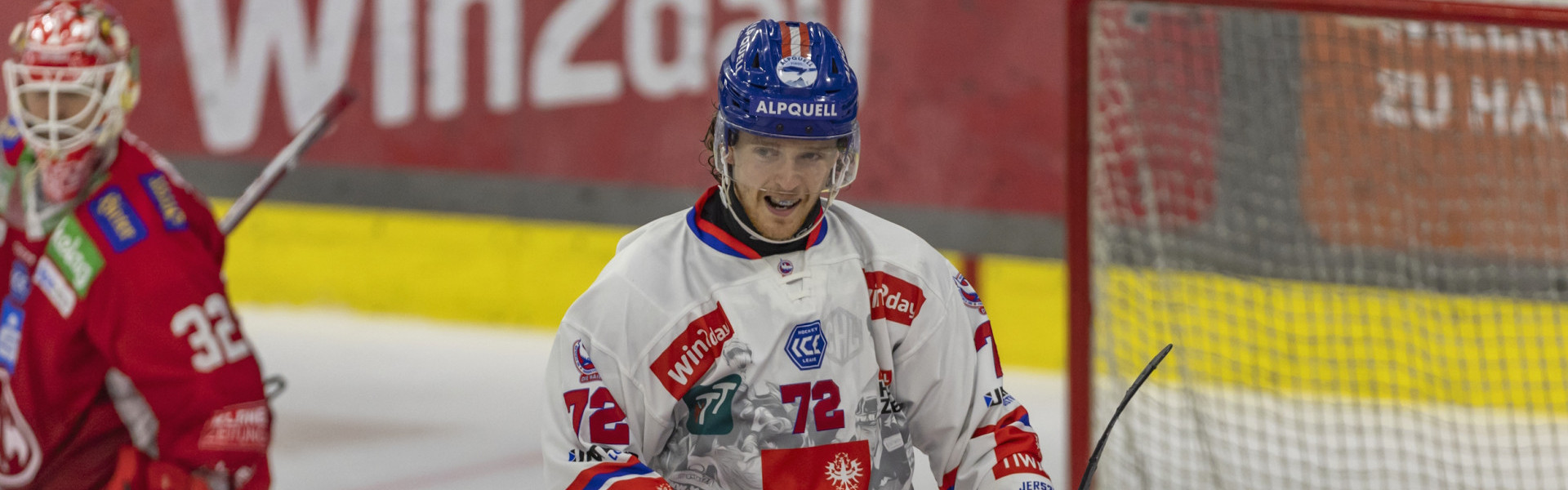 HCI-Topscorer Patrick Grasso hält gegen den EC-KAC bereits bei drei Saisontoren