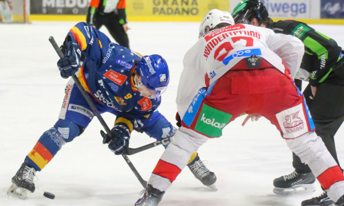 Die Rotjacken besiegten Asiago Hockey auch im vierten Saisonduell