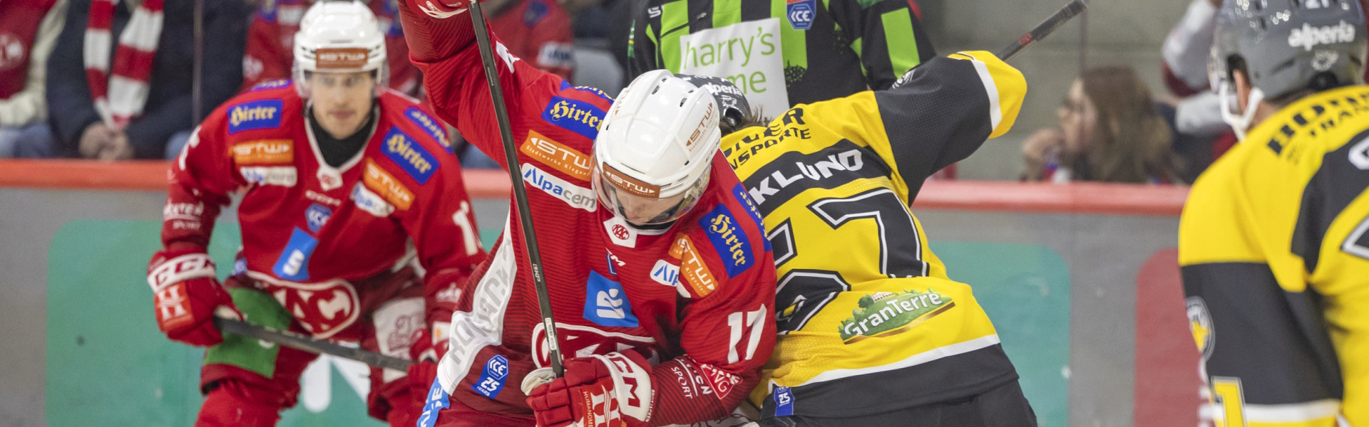 Die Rotjacken treffen im Playoff-Viertelfinale auf den HC Pustertal