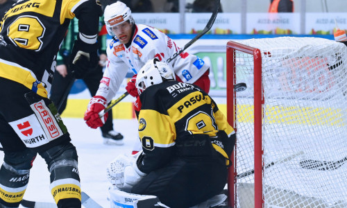 Thomas Hundertpfund und der EC-KAC blieben am Dienstagabend im zweiten Viertelfinalduell mit dem HC Pustertal ohne Torerfolg