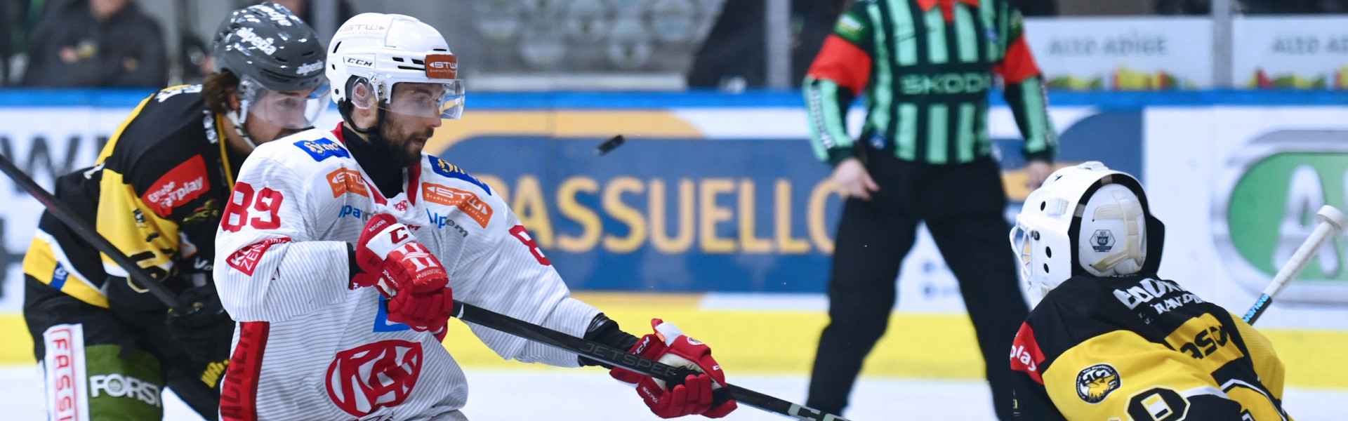 Raphael Herburger und die Rotjacken wollen am Sonntag im vierten Anlauf heuer erstmals in Brunico/Bruneck siegen